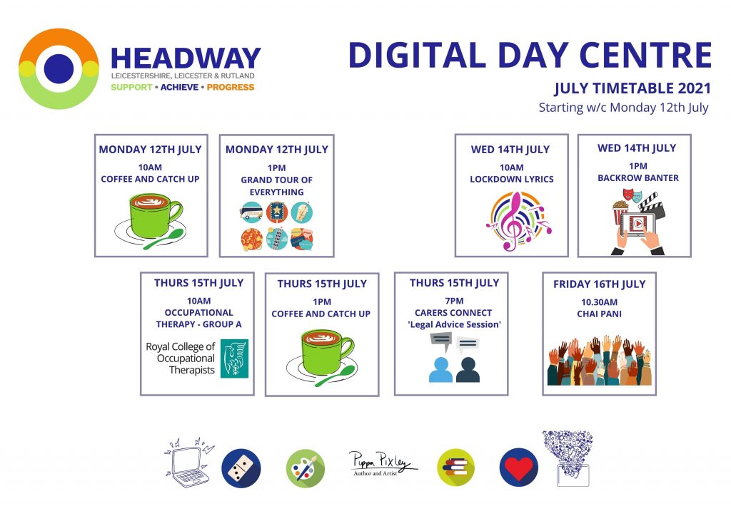 digital day centre timetable